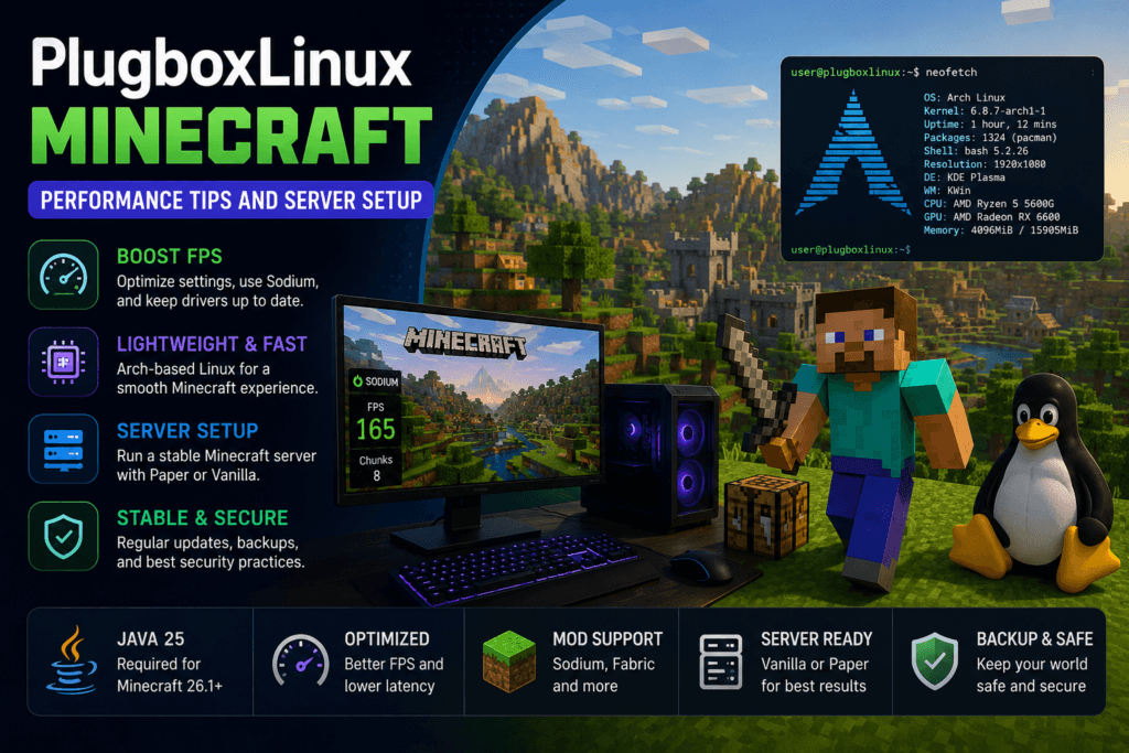 PlugboxLinux Minecraft